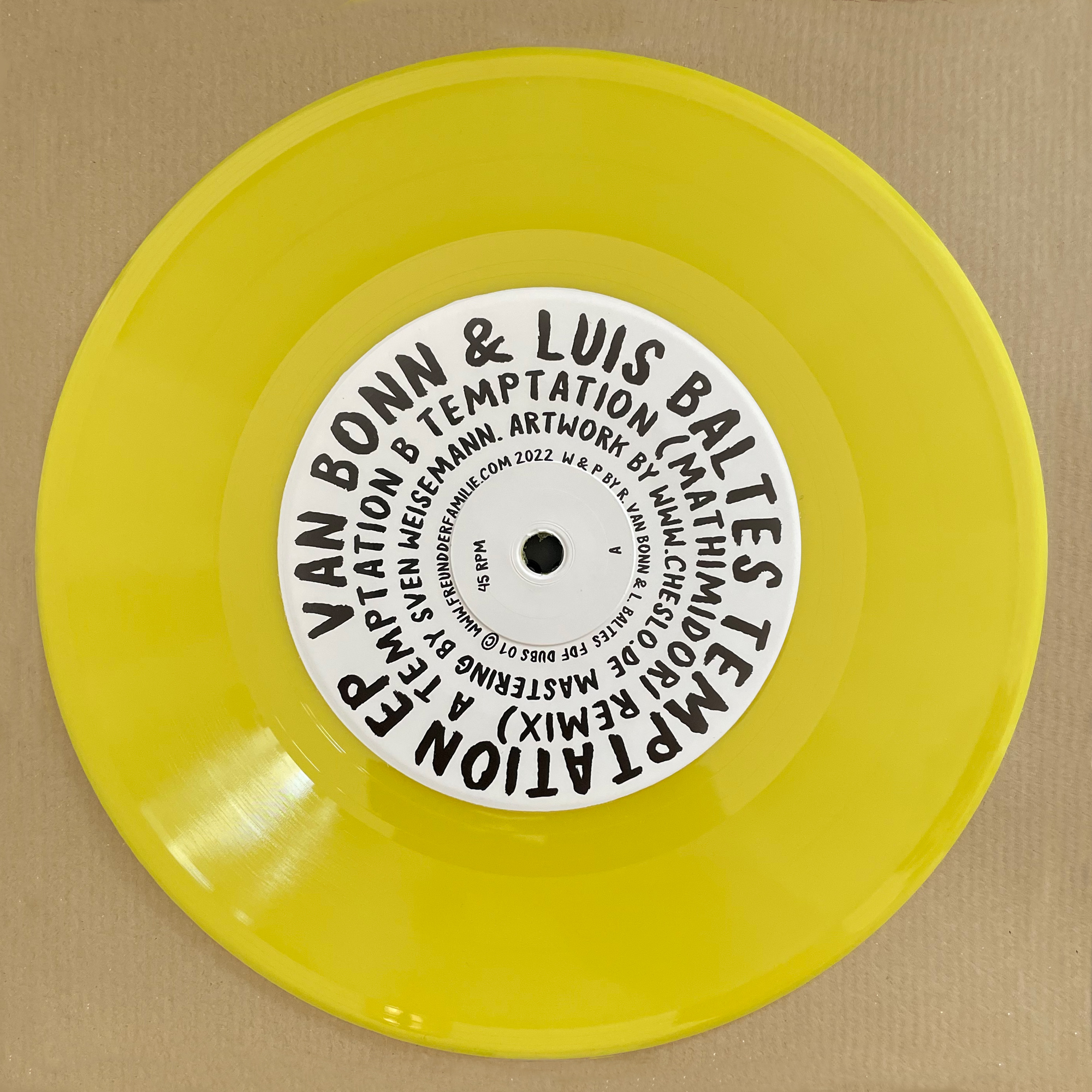 Van Bonn & Luis Baltes – Tempatations EP